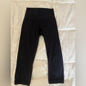 Lululemon Black High-Waist Cropped Leggings